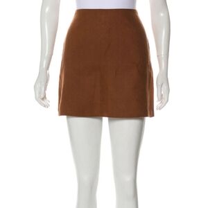 Reformation Brown Mini Skirt